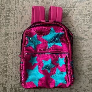 NEW Girls Fuchsia & Turquoise Backpack